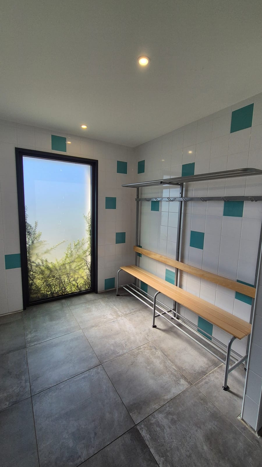 Vestiaires modernes du TCM Rivery